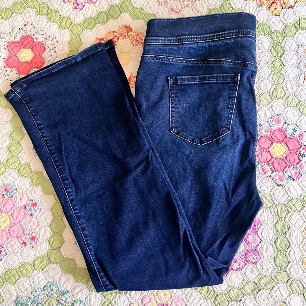Torrid Lean Jean Slim Boot Stretch Denim Jeans Wide Elastic Waist band 2R